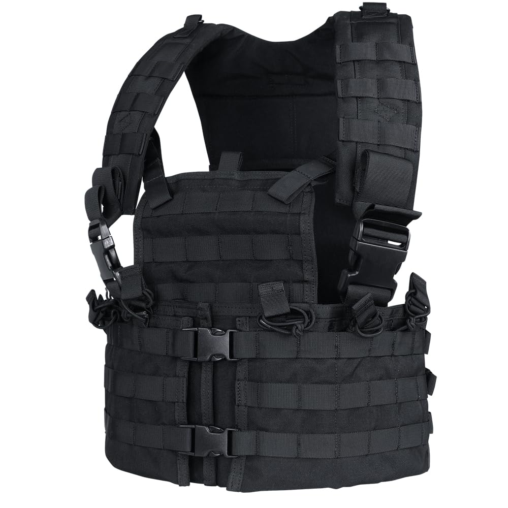 Amazon.com : Condor Modular Chest Set Black : Condor Molle